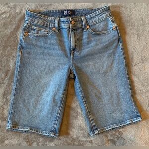 GAP Light Blue Denim 9” Bermuda Shorts